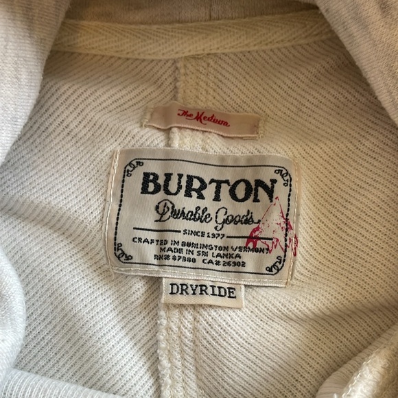Burton Cozy Cream Turtleneck Sweatshirt - Picture 2 of 2